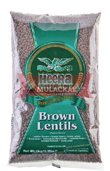 Heera Brown Lentils 1kg