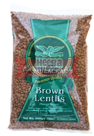 Heera Brown Lentils 500g