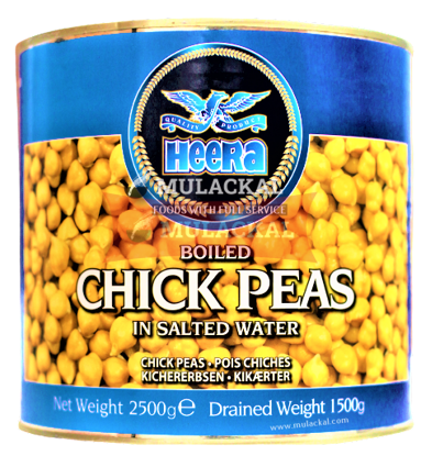 Heera Chickpeas cooked Tin 2.6kg