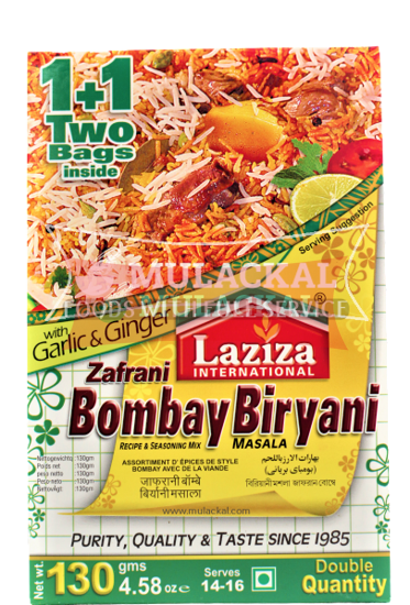 Picture of LAZIZA Bombay Biryani Masala 72x130g