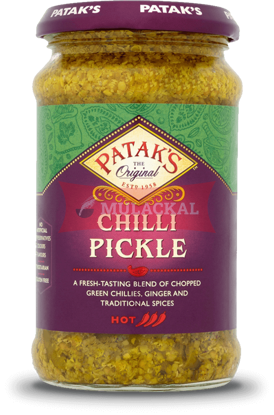 Picture of PATAK Chilli Pickle (hot) 6x280g