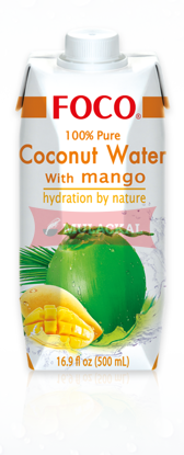 Picture of FOCO Coconut Water with Mango 12x500ml