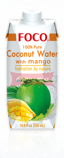 Picture of FOCO Coconut Water with Mango 12x500ml