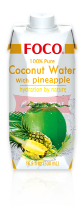 Picture of FOCO Coconut Water with Pineapple 12x500ml