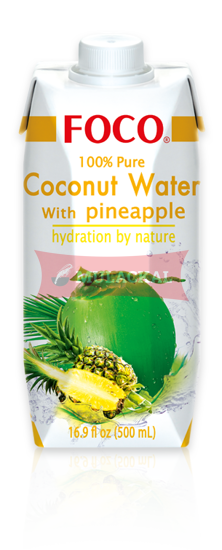 Picture of FOCO Coconut Water with Pineapple 12x500ml