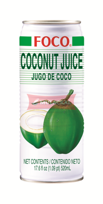 Bild von FOCO Coconut Juice 24x520ml