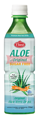 Picture of T'BEST Aloe Vera Drink Sugar Free 20x500ml