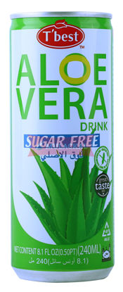 Picture of T'BEST Aloe Vera Drink Sugar Free 30x240ml