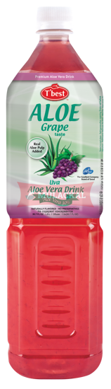 Picture of T'BEST Aloe Vera Grape 12x1.5L