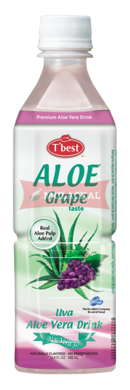 Picture of T'BEST Aloe Vera Grape 20x500ml