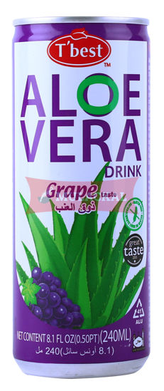 Picture of T'BEST Aloe Vera Grape 30x240ml