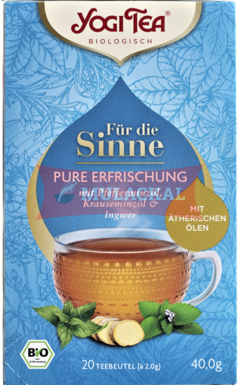 Obrázek YOGI TEA Für die Sinne - Erfrischung Bio 6x40g