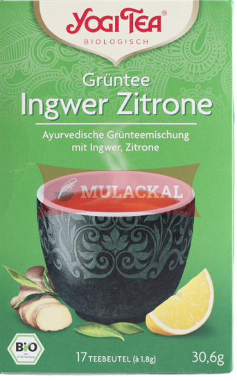 Picture of YOGI TEA Grüntee Ingwer mit Zitrone Bio 6x30.6g
