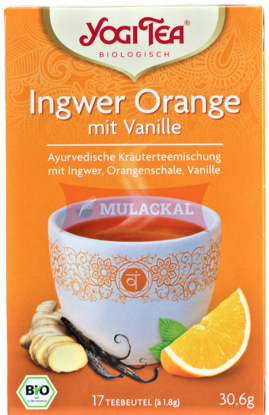 Picture of YOGI TEA Ingwer Orange mit Vanille Bio 6x30.6g