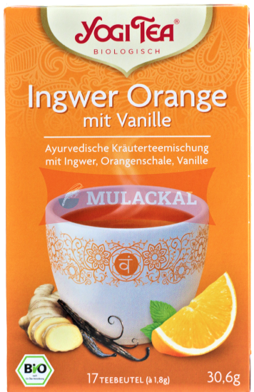 Picture of YOGI TEA Ingwer Orange mit Vanille Bio 6x30.6g