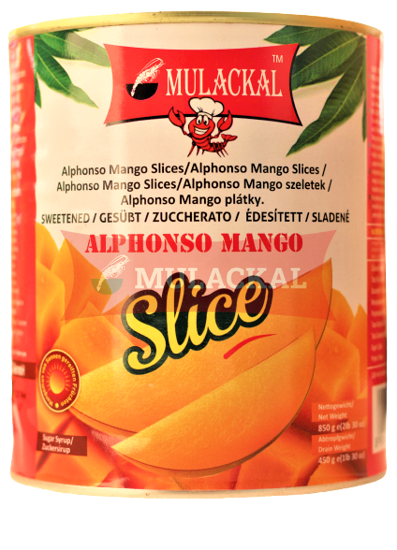 MULACKAL Alphonso Mango Slices 850g