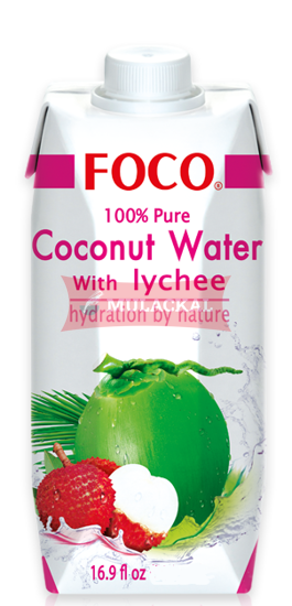 Picture of FOCO Coconut Water with Lychee 12x330ml