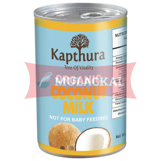 Picture of KAPTHURA Organic Coconut Milk - tin 24x400ml