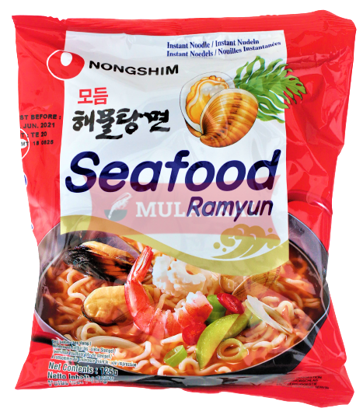 Picture of NONG SHIM Hamultang Myun Seafood Ramyun Noodles 20x125g