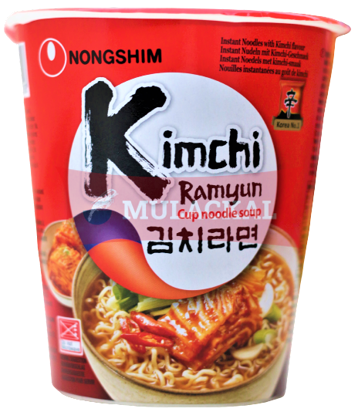 Bild von NONG SHIM Kimchi Cup Instant Nudel 12x75g