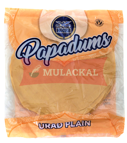 Picture of HEERA Papadam plain 80x200g