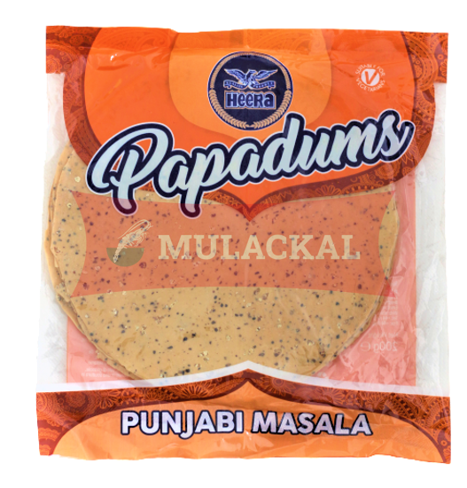 Picture of HEERA Punjabi Masala Papadam 80x200g