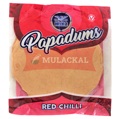 Picture of HEERA Red Chilli Papadam 80x200g