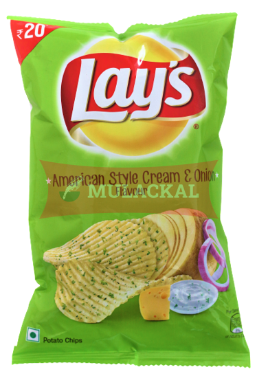 Picture of LAY'S American Style Cream & Onion Chips 24x60g