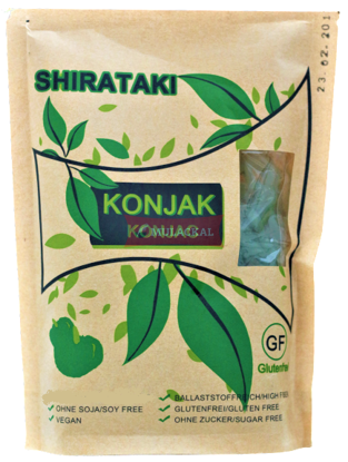 Picture of MULACKAL Konjac noodle Spinach 24x200g