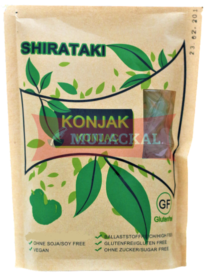 Picture of MULACKAL Konjac noodle Spinach 24x200g