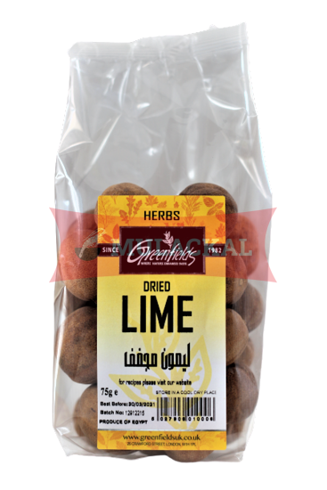 Picture of GREENFIELDS Dried Limes 6x50g