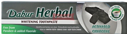 Picture of DABUR Herbal Charcoal Toothpaste 72x100g