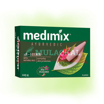 Picture of MEDIMIX Ayurvedic Soap 18 Herbs 180x25g