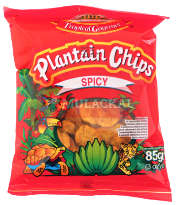 TROPIC-GOURMET Banana Chips spicy 90g