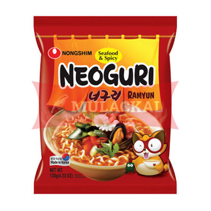 NONG SHIM Neoguri Seafood Instant Noodles Spicy 120g
