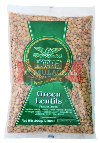 Heera Green Lentils 500g