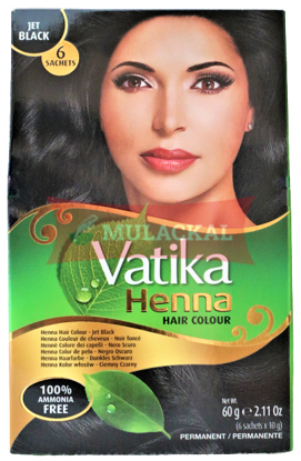 VATIKA Henna Jet Black 60g