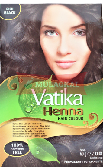 VATIKA Henna Rich Black 60g