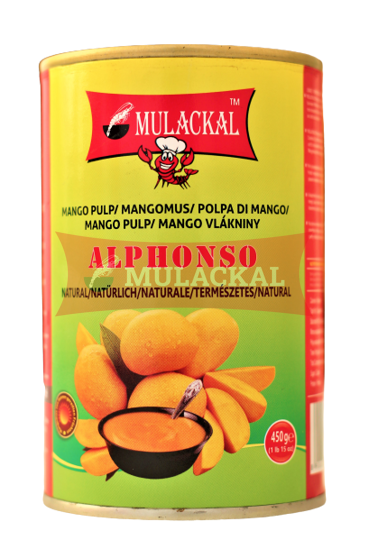 MULACKAL Alphonso Mango Pulp 450g