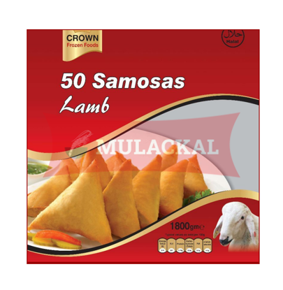 CROWN Lamb Samosa 50Pcs 1.8kg