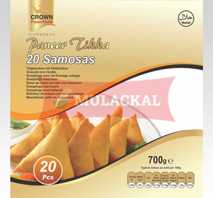 CROWN Paneer Samosa 20Pcs 700g