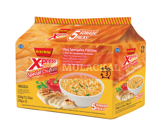 WAI WAI Xpress Special Chicken Flavour Instant Noodle 70g