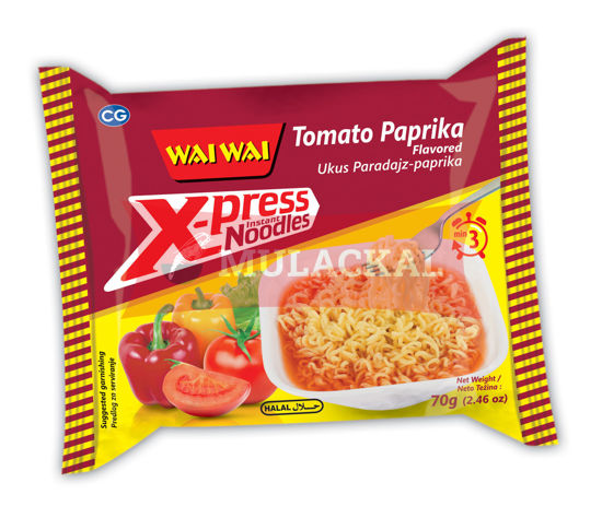 WAI WAI Xpress Tomato Paprika Flavour Instant Noodle 70g