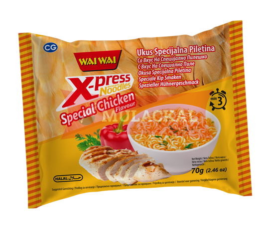 WAI WAI Xpress Special Chicken Flavour Instant Noodle 70g