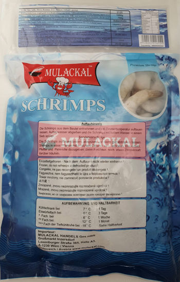 MULACKAL Party Shrimps PD TO 21/25 1kg