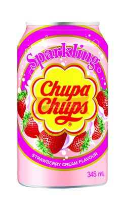 CHUPA CHUPS Soda Strawberry Cream 345ml