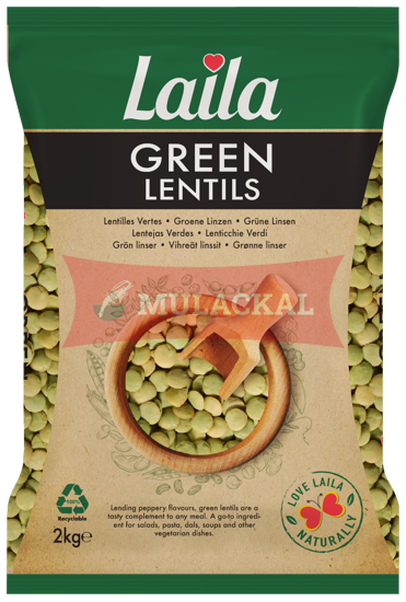 Laila Green Lentils 2kg