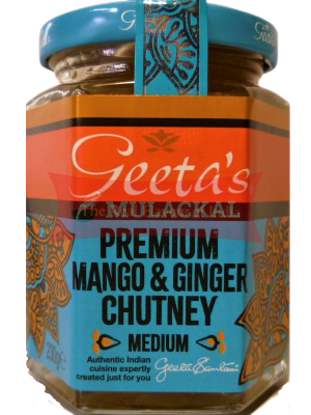 GEETAS Mango & Ginger Chutney 6x230g