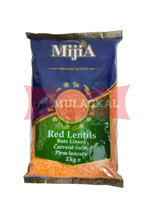 Mijia Red Split Lentils 2kg