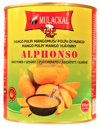 MULACKAL Alphonso Mango Pulp 850g